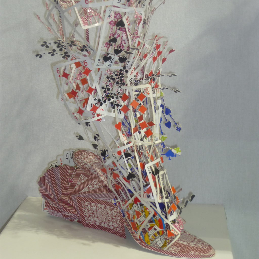 Chaussure petite joueuse (de cartes) - Prototype Charles Brossard