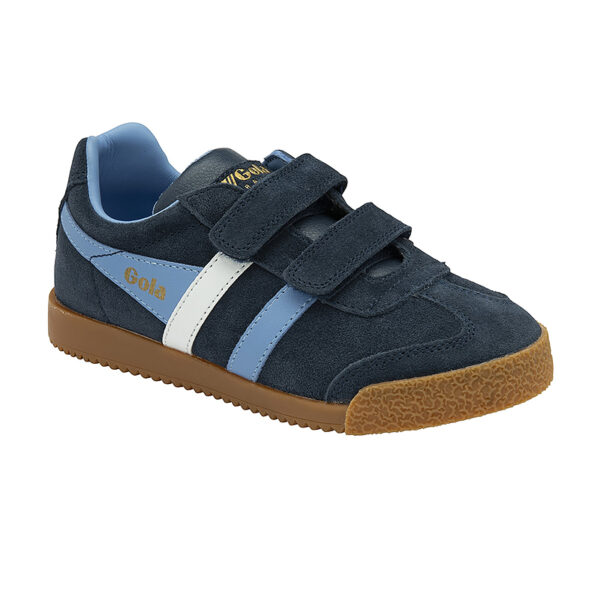 Gola Harrier Strap Navy Vista Blue White – Image 2